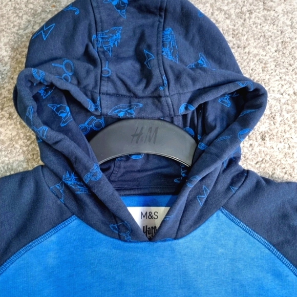 Girls Blue hogwarts Harry potter hoodie. 12 years. Marks & Spencer - Picture 4 of 4